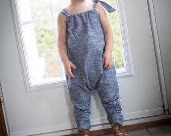 Jumpsuit - One piece-child jumpsuit - jumpsuit baby-long Romper with Pocket - progressive - jumper - overalls