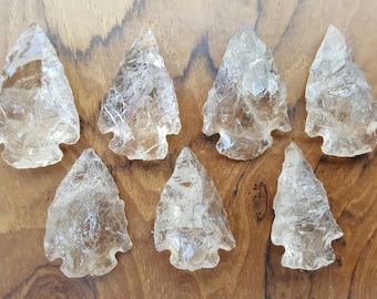 1" Smoky Quartz Arrowhead - 019