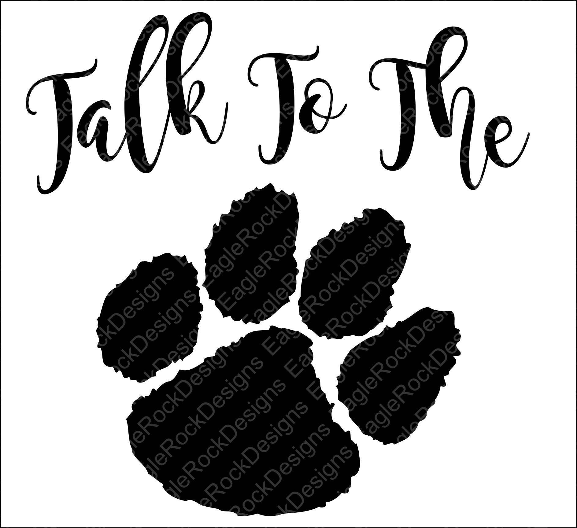 talk to the paw shirt