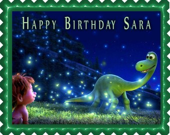 The Good Dinosaur - Edible Cake Topper or Cupcake Topper, Strips