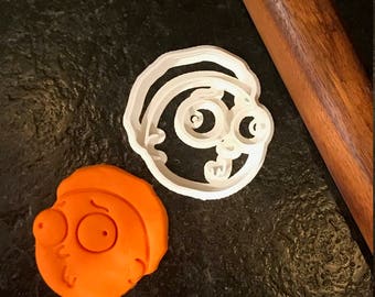 Morty Cookie Cutter / Rick and Morty/ 3D Printed