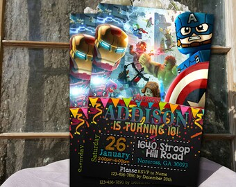Avengers Invitation / Avengers Birthday / Avengers Party / Avengers Birthday Invitation / Avengers Party Invitation / Avengers / Superhero