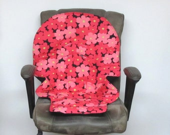 replacement baby chair pad, Duodiner Graco or Graco Blossom, baby accessory, kids furniture high chair cushion chair pad, hot pink and pink