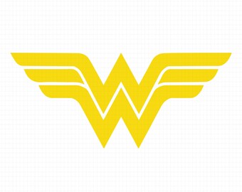 Wonder Woman Svg, Wonder Woman Clipart, Wonder Woman Logo Svg, Woman Superhero File, Wonder Woman Cutting Files, Dxf, Eps, Pdf, Png, Svg