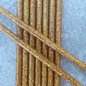 12 Real bright gold glitter cake pop bling sticks, food safe treat sticks, lollipop, lollipop sticks, tea parties, weddings, dessert tables,