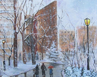 Winter in Manhattan - FREE SHIPPING