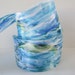 Blue Ribbon Ocean Sea Green Ribbon Wired 2 1/2" inch wide Wreath Ribbon Gift Basket Party Decor Center Piece Floral Arrangement lr025