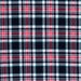 Shai Plaid Cotton Spandex Blend Knit Fabric