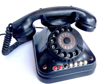 Vintage Pupin bakelite phone made in Yugoslavia