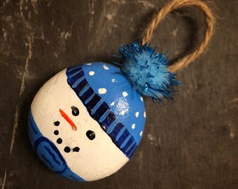Handmade Christmas Snowman Decoration