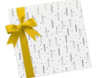 Candles - Wrapping Paper