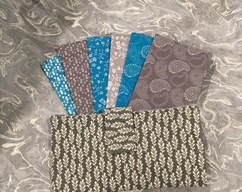 Dave Ramsey Fabric Cash Envelopes budgeting system or couponing system with wallet