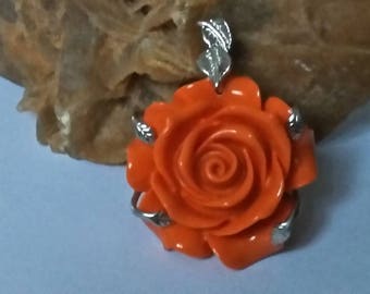 Large Sterling flower 50mm / 40mm