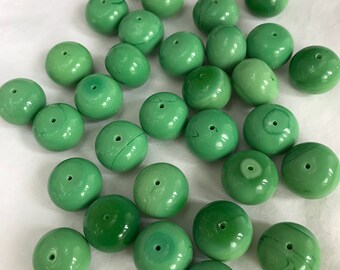 Green howlite beads