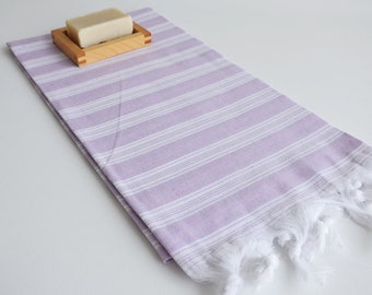 SALE 70 OFF / BathStyle / Lilac / Turkish Beach Bath Towel Peshtemal / Bath, Beach, Spa, Swim, Pool Towels