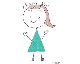 T-shirt, Izzy for Random Acts of Kindness - Choose Kind