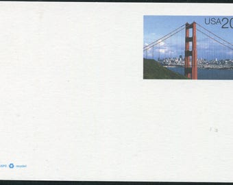 Golden Gate Bridge & San Francisco At Daylight/Unused Postcard