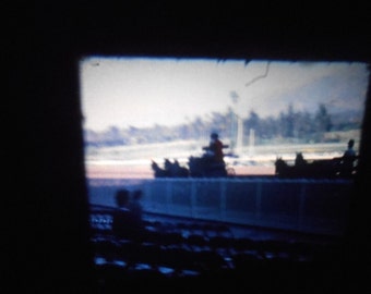 8mm Film Amateur Home Movie Santa Anita Race Track Marineland California