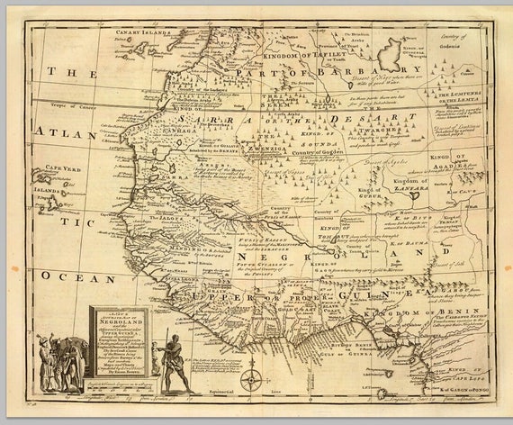 Negroland Map Kingdom Of Judah 1747 Map Of West Africa   Il 570xN.1355801264 9lut 