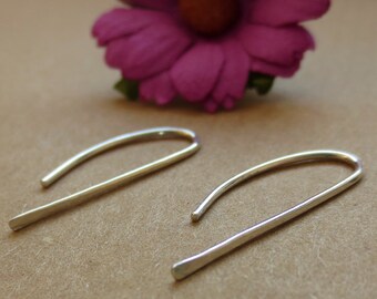 Silver bar earrings, silver threader earrings, silver hoop earrings, silver drop earrings, silver bar earrings, hook earring, stick earrings