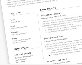 resume template word professional 1 page resume 2 page resume