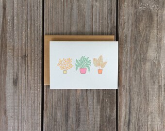 Colorful Card Set, Plant Note Card Set, Vibrant Card Set