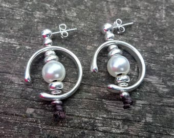 shop 50 hearts of zamak, one zamak earrings, woman earrings