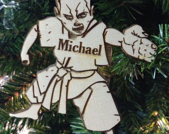 Martial Arts 1 Personalized Christmas Ornament