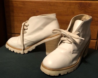 70's Ankle Go-Go Boots Womans 5.5
