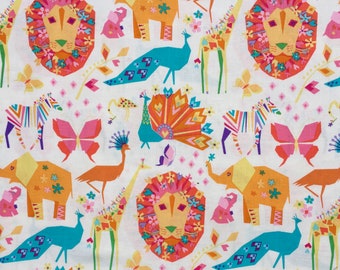 Origami Oasis Pride candy pink Tamara Kate Michael Miller fabric FQ or more