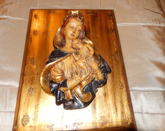 ITALIAN MARY and JESUS Wall Hanging