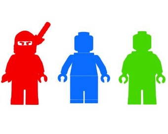 Minifigure digital download cut file for cutting machines - SVG DXF EPS ps studio3 studio