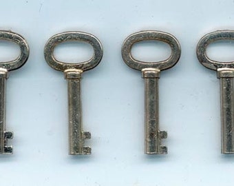 Tiny Skeleton Keys - Jewellery, Assemblage, Altered Books, Charm