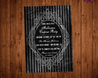Gothic invitations | Etsy