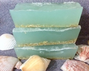 Caribbean Sea Soap, beach soap, Ocean soap, sea, Sea salt soap bar, Sea Kelp, beach,