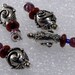 Vintage Silver Bali Beads Dangles Set of 4 Jewelry Making DIY Beading