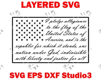 Download Pledge of allegiance svg | Etsy