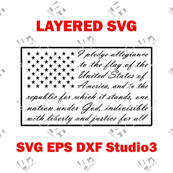 Free Free American Flag Pledge Svg 109 SVG PNG EPS DXF File