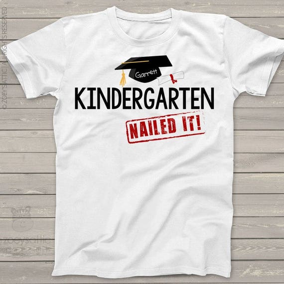 kindergarten graduation shirt ideas