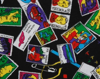 Vintage Postage Stamps Print