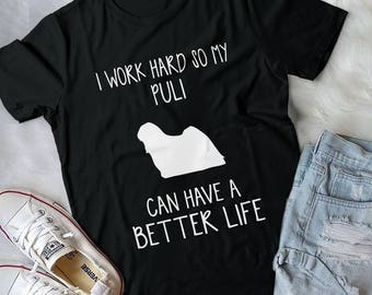 Puli Art, Puli Dog, Puli Gift, Dog Lover Gift, Puli Gifts, Dog Lover, Puli Shirt, Dog Shirt