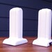 TOILET PAPER/TOWEL Bar Rack Holder - White Art Deco Streamline Porcelain - Great For Retail Displays