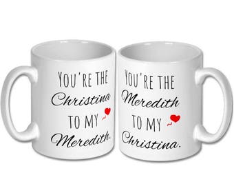 Mother's day gift,greys anatomy mug,mother daughter mug,gift for mum,christina meredith,greys fan,mug for mum,mum coffee mug,mum birthday