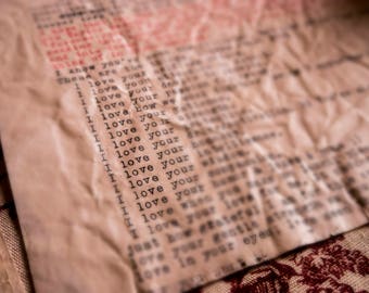 Vintage Typewritten Letters