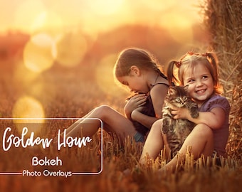 Gold Bokeh Overlays, Light Photo Overlays, Sunlight overlays, Bokeh, Light overlays, Toning overlays, Bokeh overlay, Christmas overlay