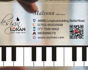 Custom Design Personalize PVC Frosted Transparent Business Name Cards
