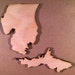 MI Michigan Wood Cutouts - Shapes for Projects or Other Use