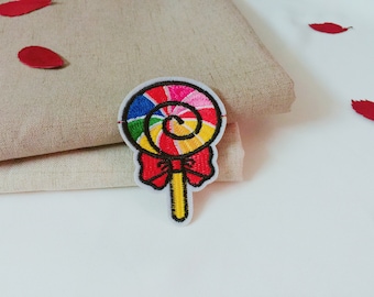 lollipop patch/candy patch/iron on patch/embroidered patch/patch for girl
