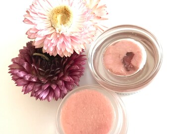 NEW! Organic Tea Lip Balm, Tea Lipbalm, Hibiscus-Grapefruit Lip balm, Food Grade, Safe, Non-Toxic
