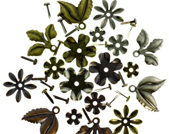 Foliage by Tim Holtz (Pkg of 18) (EB2012)